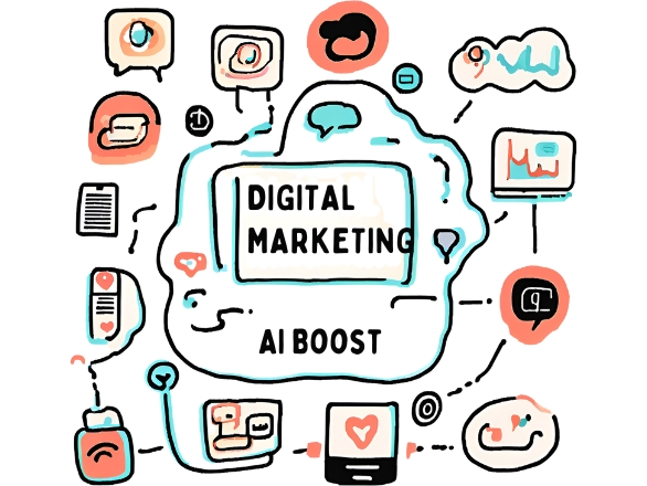 Marketing et communication digital dopée par IA